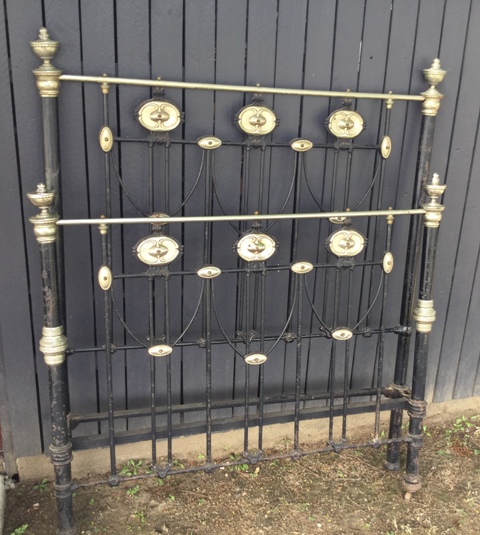 Cast Iron Bed   SOLD